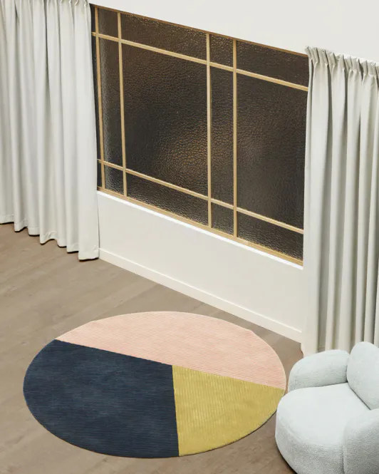 Hovedbilde Row rug circular trio