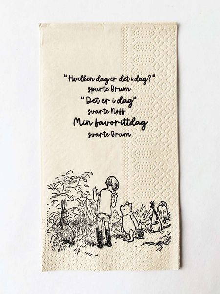 Hovedbilde Serviett Buffet - Min Favorittdag