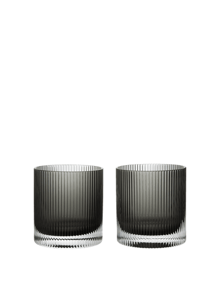 Hovedbilde Ripple Tumbler Glasses - Smoked (Set of 2)