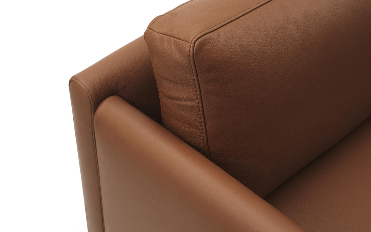 Rar Sofa 3 Seater Omaha Leather Cognac