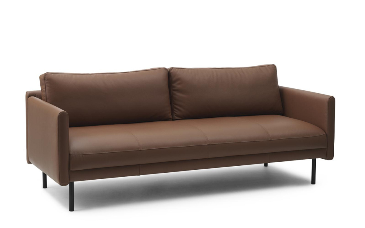 Rar Sofa 3 Seater Omaha Leather Cognac