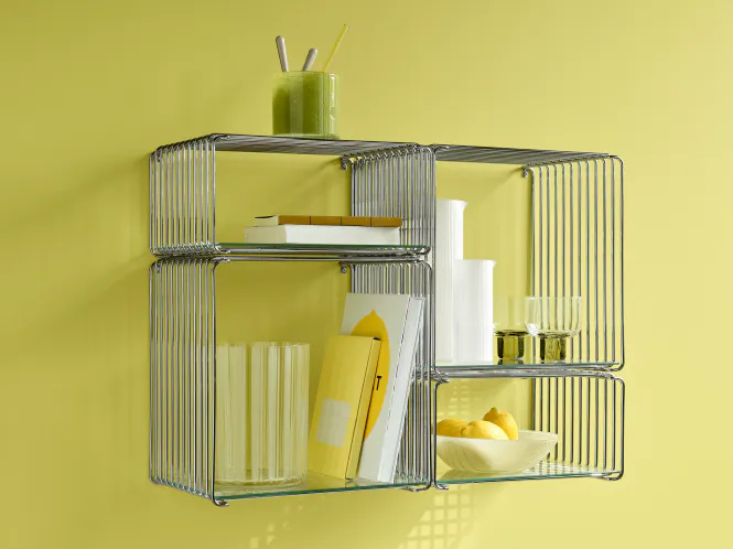 Hovedbilde Panton Wire Single inlay shelf - glass