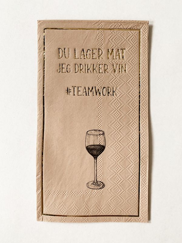 Serviett Buffet - Teamwork
