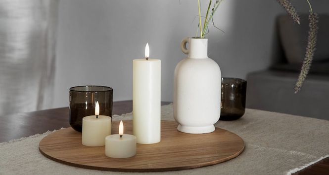 Hovedbilde Mini Pillar Candle Smooth W5 x H2,8cm