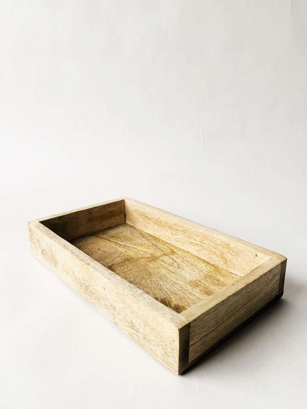 Serviettholder tre - Buffet 23x14x6 cm