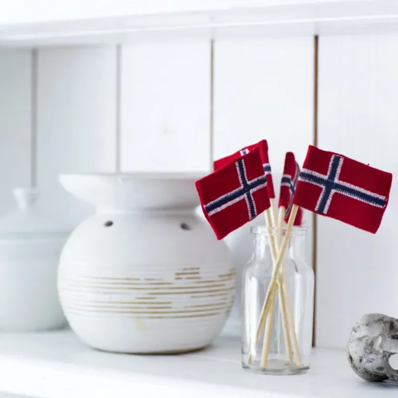 Kakeflagg 5stk