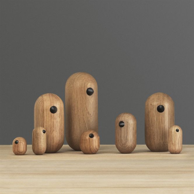 Hovedbilde Little Bird 5 cm Eik