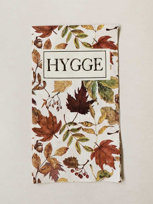 Serviett Buffet - Hygge – Blader 33×44 Cm