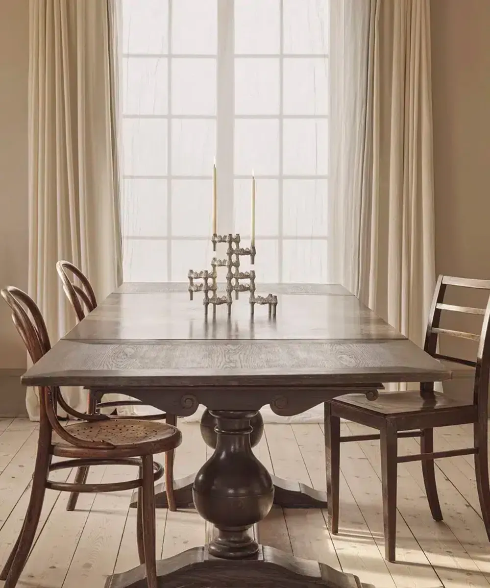 STOFF Nagel Quist Candle Holder - Brushed Chrome