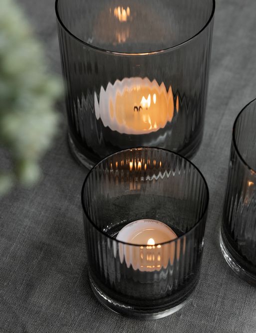 Hovedbilde Ramsjö Lyslykt - sotet glass