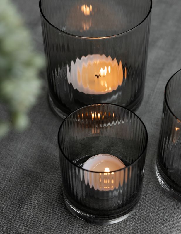 Ramsjö Lyslykt - sotet glass