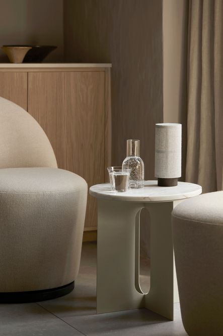 Hovedbilde Androgyne Table Top, marble - Ø42