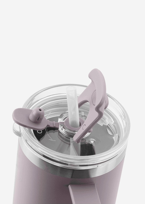 Thermo Cup with Straw - Lavender - 885ml