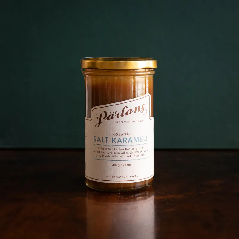 Karamellsaus på Glass - Salt Karamell