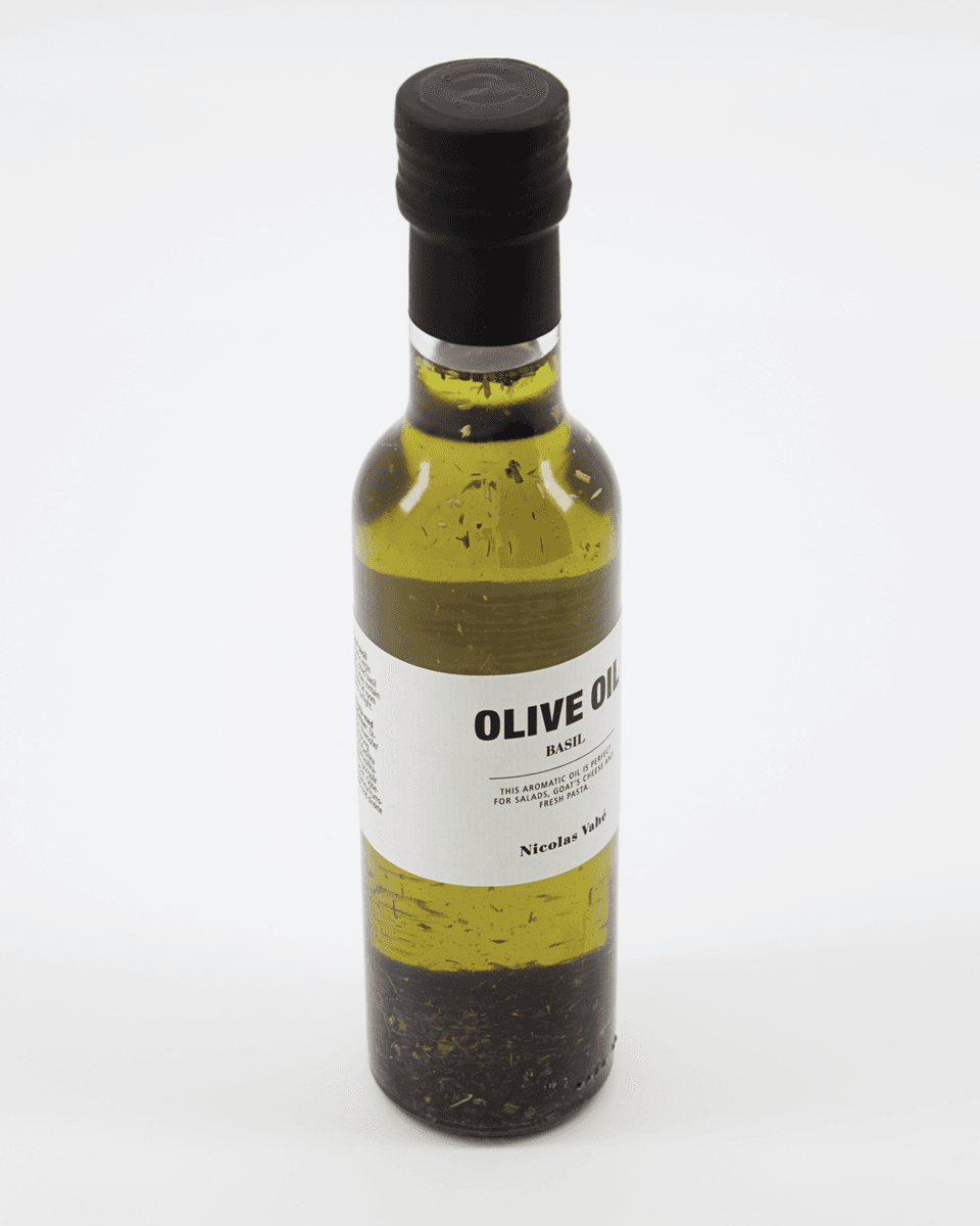 Olivenolje - Basilikum