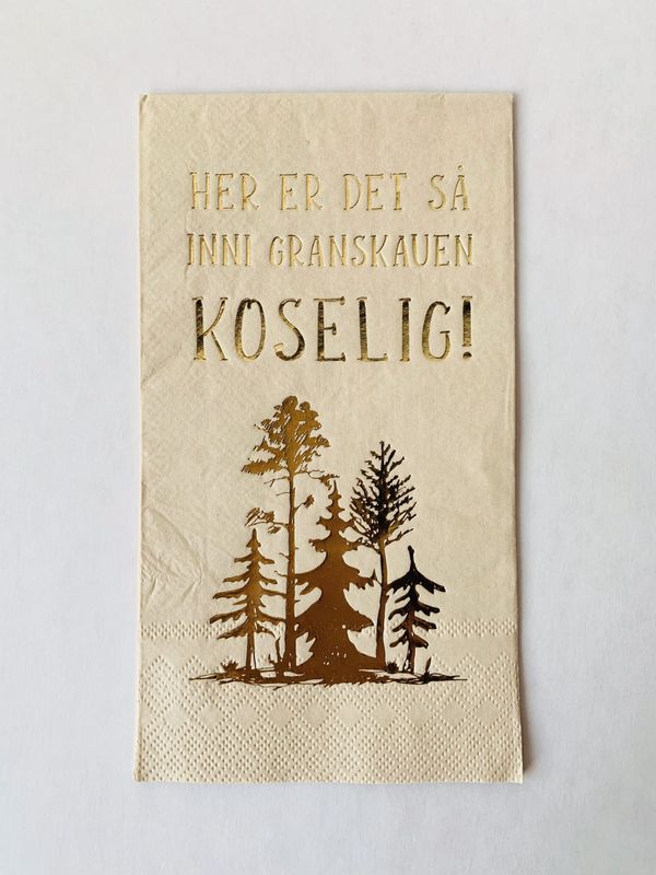 Serviett Buffet - Inn i granskauen koselig
