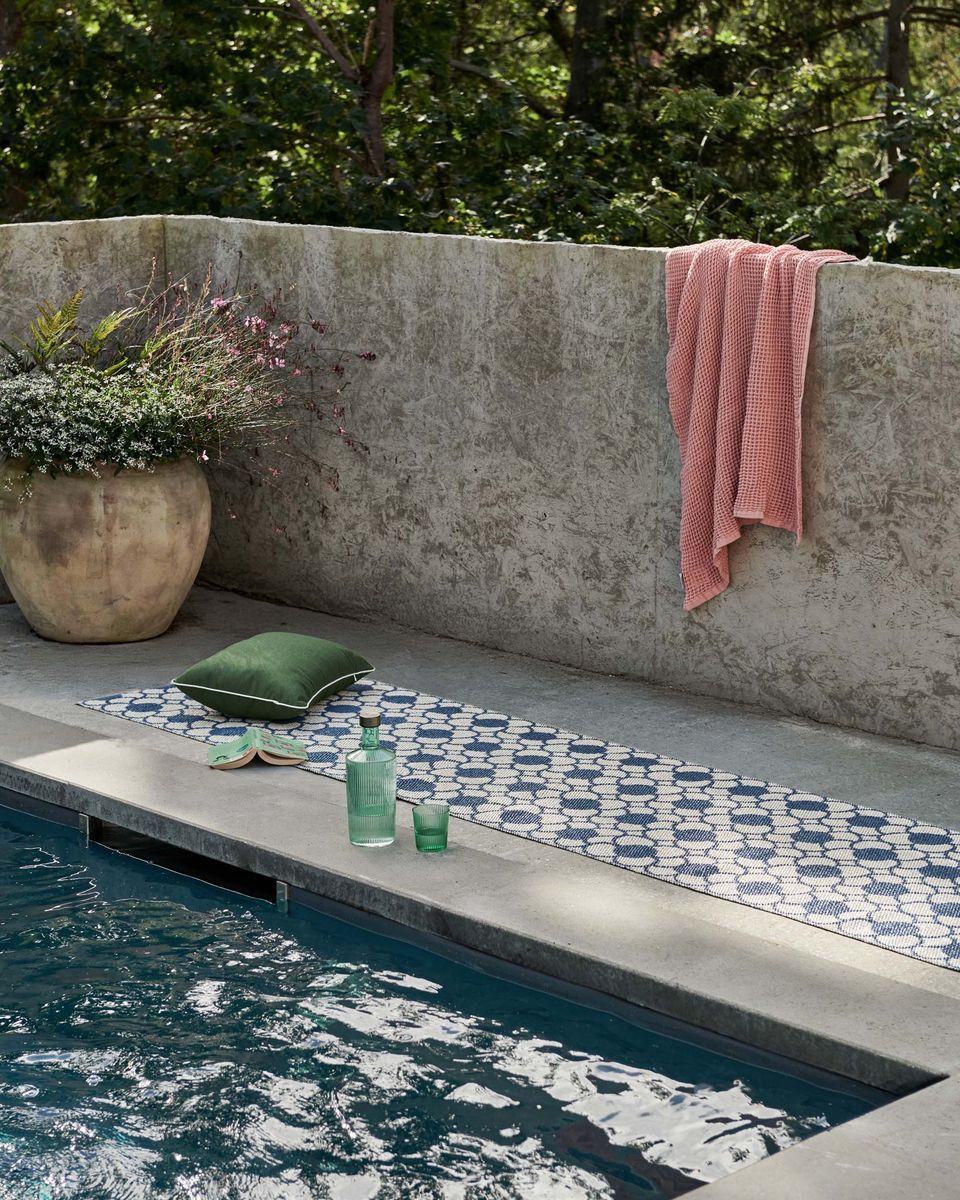 ANYA River Blue - Runner Rug