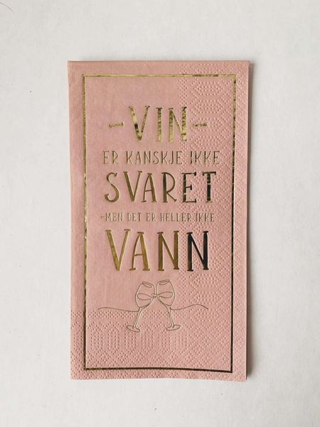 Hovedbilde Serviett Buffet - Vin er kanskje ikke Svaret