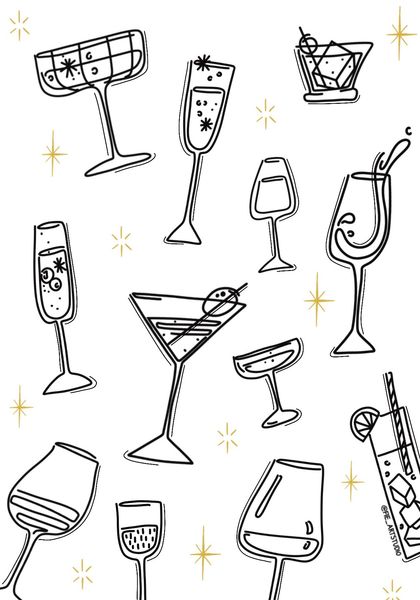 Hovedbilde Kort - Cocktail Party