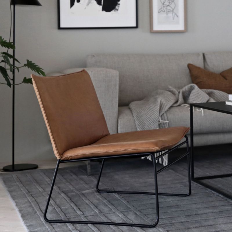 Kyst Lounge Chair m/ Vintage skinn