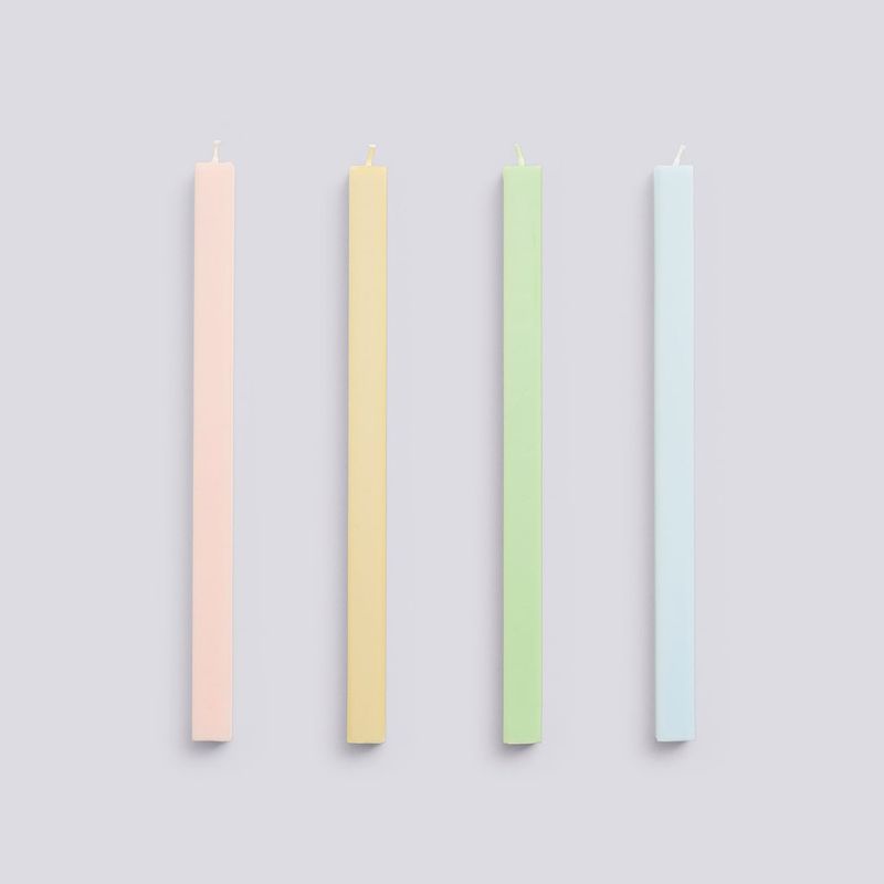 Square Candle - set of 4