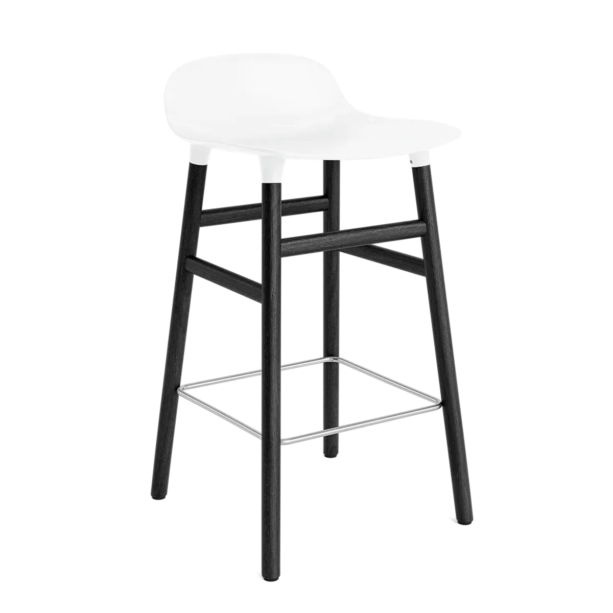 Form Barstool 65 cm Black Oak