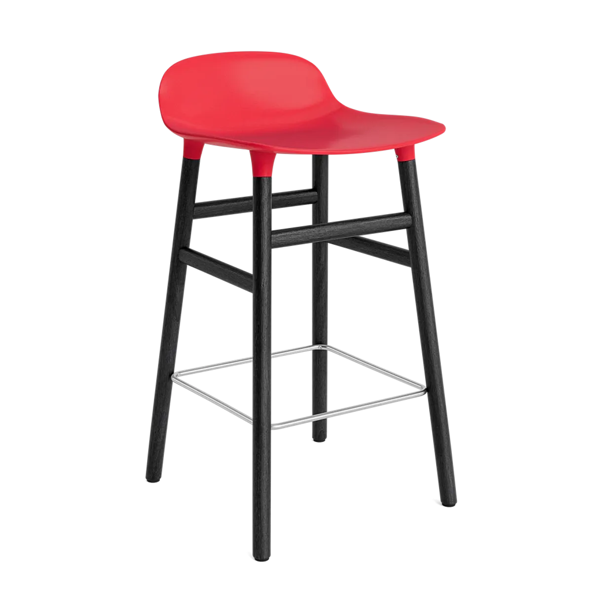 Form Barstool 65 cm Black Oak