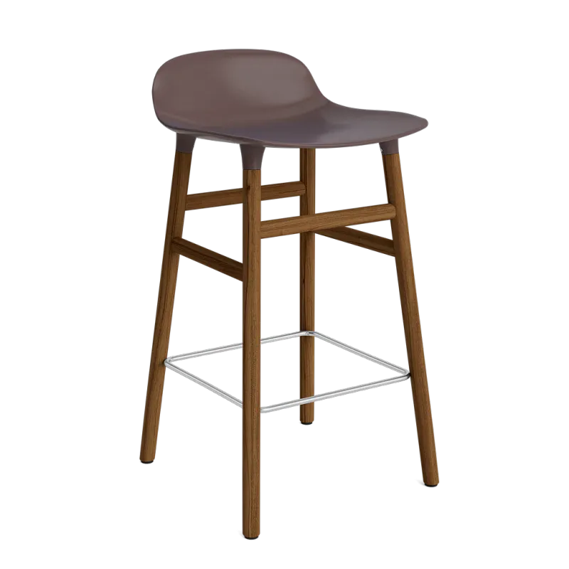 Form Barstool 65 cm Walnut