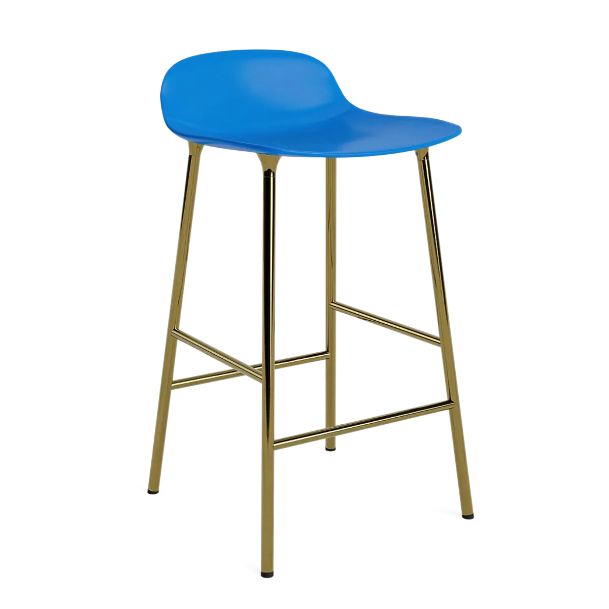 Form Barstool 65 cm Brass
