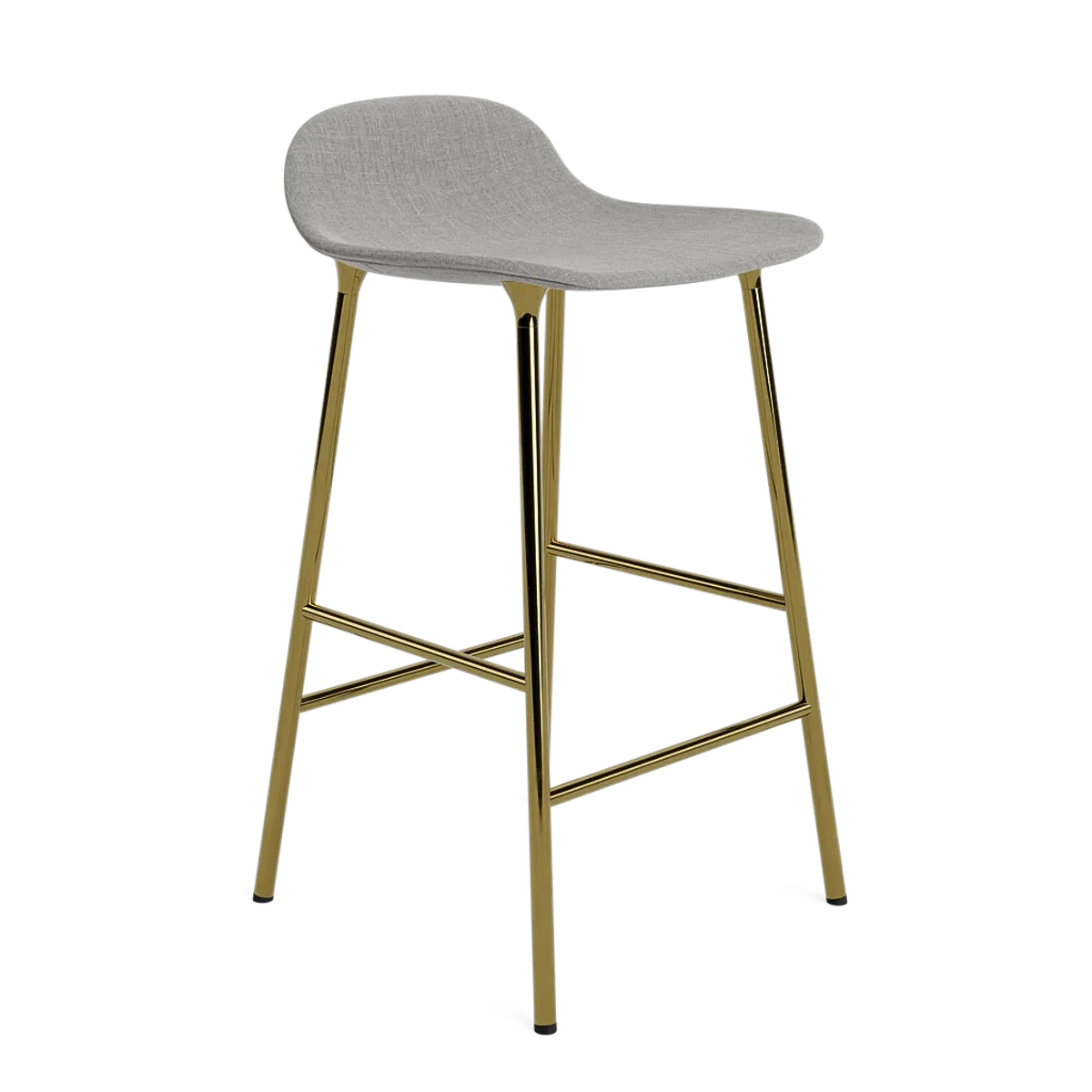 Form Barstool 65 cm Steel Full Upholstery