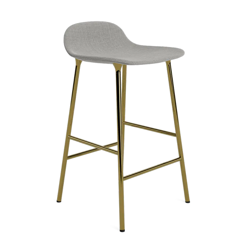 Form Barstool 65 cm Steel Full Upholstery