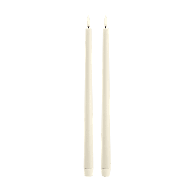 Slim Taper Candles W2,3 x H32cm