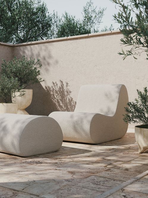Hovedbilde Rouli Center Module Pure Bouclé - Off-white