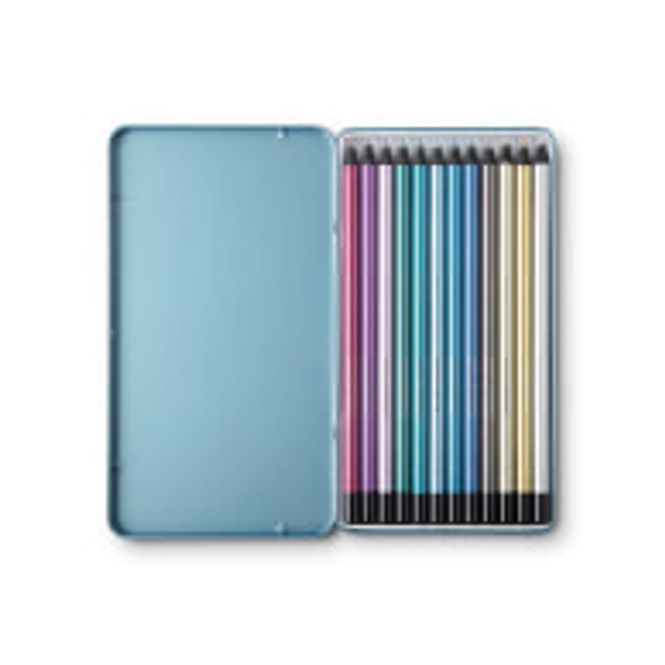 Hovedbilde 12 Colour pencils - Metallic