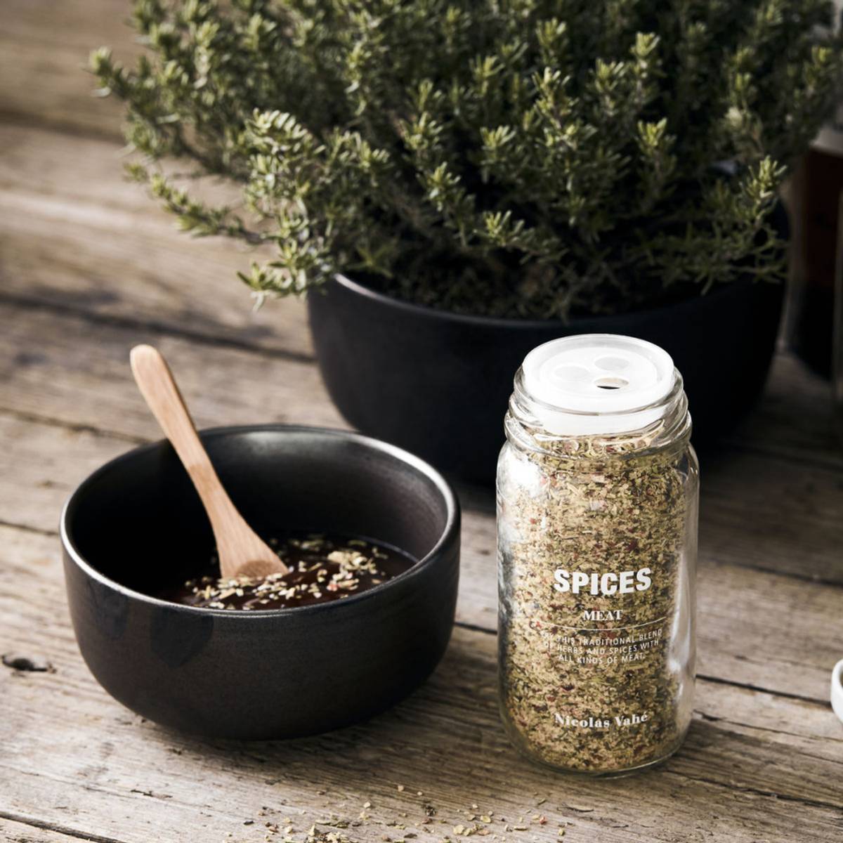 Spices - Rosmary, Basilikum and Thyme